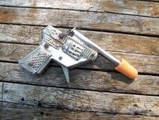 Vintage Japanese 1950's "Hawk" Double Barrel Cap Gun in Good Working Condition