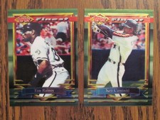 2 1994 FINEST CARDS. # 191 CAMINITI, #192 RAINES NR MT