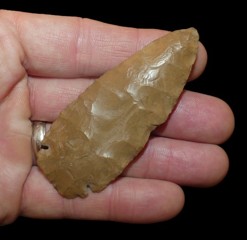 MICRONOTCH DOVETAIL SOUTHERN ILLINOIS INDIAN ARROWHEAD ARTIFACT COLLECTIBLE - Picture 2 of 6