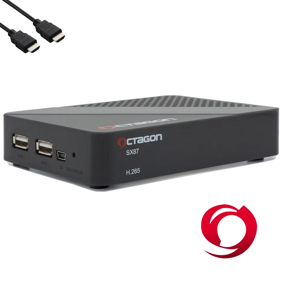 ► OCTAGON SX87 HD H.265 S2+IP HEVC Set-Top Box - Sat & Smart IPTV Receiver PVR - Bild 2 von 4