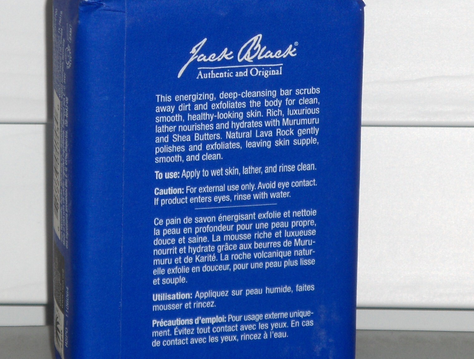 JACK BLACK Turbo Body Bar, Scrubbing Soap, Exfoliant, Performance