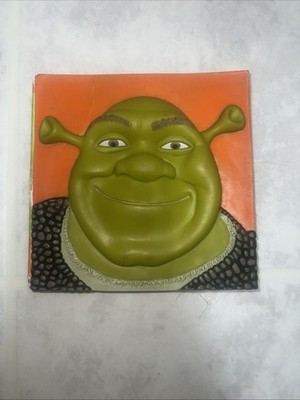 children's board book SHREK'S OPPOSITES novelty cover Shrek's face Squishy Soft