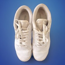 Vintage Y2K Reebok Princess 1475 White Leather Walking Shoes Women s 9.5