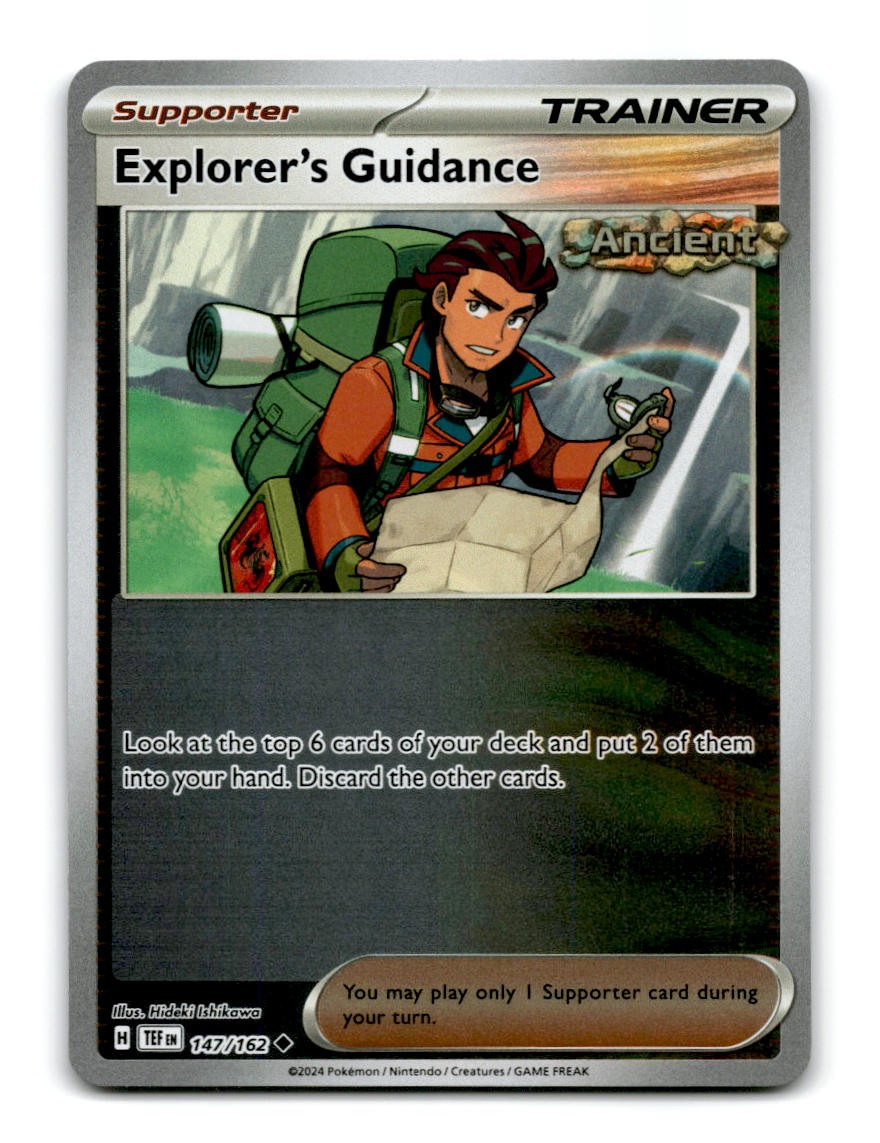 Explorer's Guidance 147/162 Temporal Forces Pokemon Reverse Holo ~A1-200