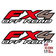 Set of 2 PCS FX4 Off Road Decals Stickers Compatible with F150, F250 and F350,