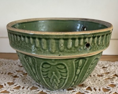 McCoy Hanging Planter Green Vintage 1920 s/1930 s