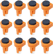 12-Pack Nylon Bench Dogs for 3/4" Holes   Woodworking Tool with EVA Insert for W