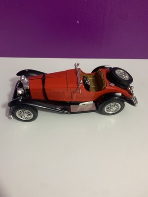 Modellauto Mercedes Benz SSK 1928 Rot von Burago 
