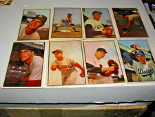 1953 Bowman 8 Card Value Lot Yost, Loes, McDermott...Good !!