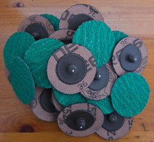 ROLOC DISCS  2" 36 GRIT  TYPE-R  OUTLASTS 3M GREEN CORPS  QTY: 50  USA