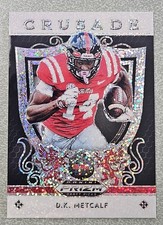 2019 Panini Prizm Draft Picks DK Metcalf Crusade White Sparkle Prizm 12/15