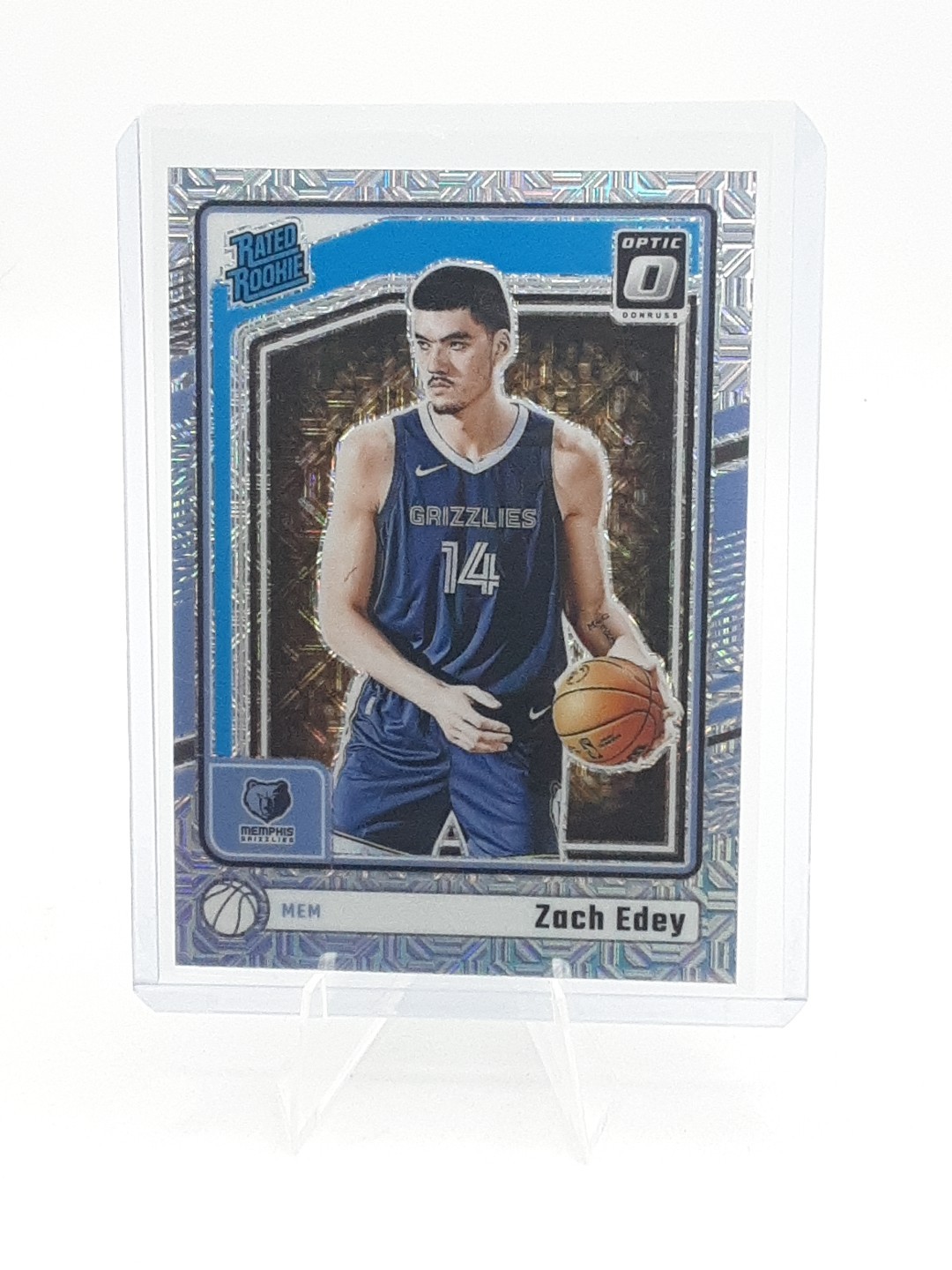 2024-25 Panini Donruss Optic - Rated Rookie Zach Edey #288 Choice Prizm (RC)