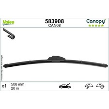 Wischblatt 500 mm Flachbalkenwischblatt mit Spoiler VALEO für u.a. BMW 3er
