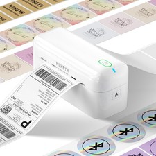 MUNBYN Bluetooth Shipping Label Printer, 4x6 Thermal Label Printer for Small ...
