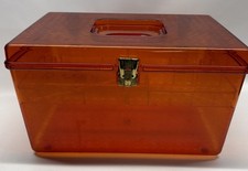 Vintage Wilson Wil-Hold Orange Plastic Sewing...