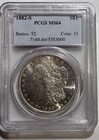 1882 S PCGS MS64 Morgan Silver Dollar $1