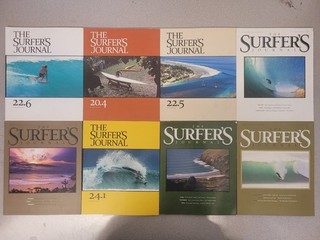 The Surfer's Journal Lot of 8 Magazines Surf Culture Photography Collection