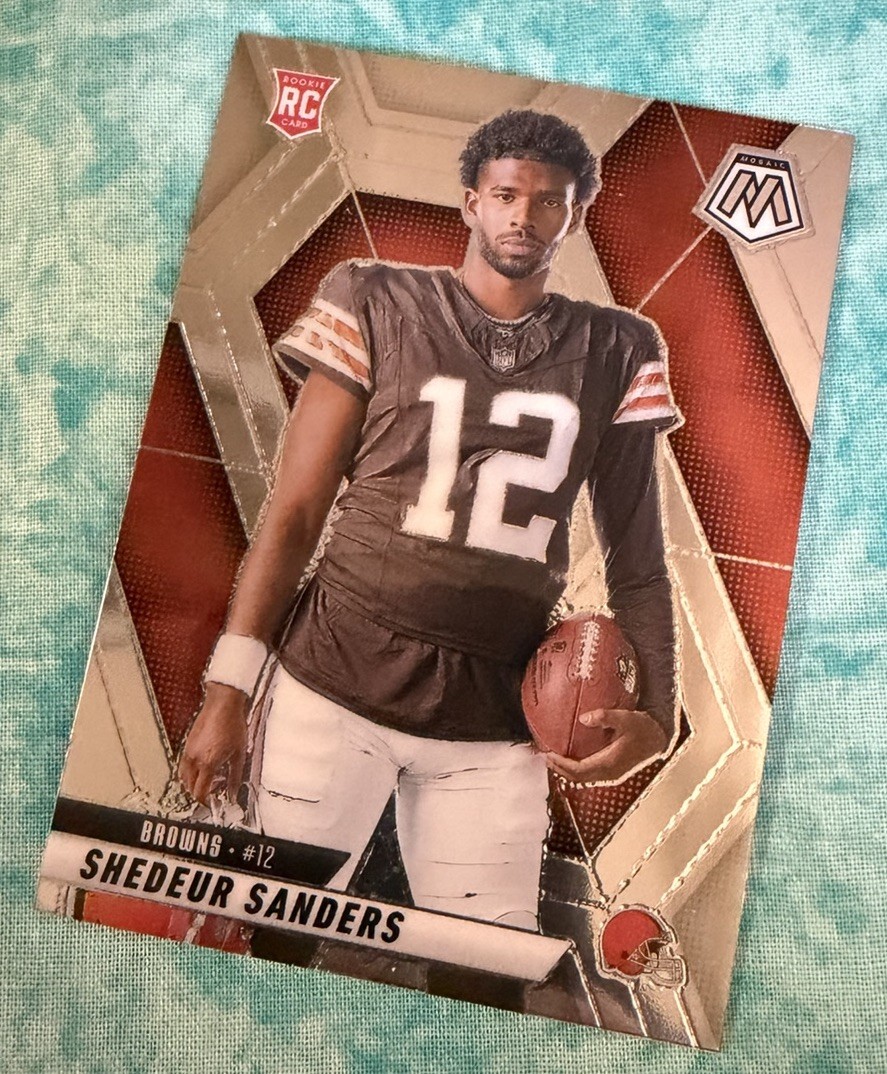 2025 Panini Mosaic Football - Rookie Variation #290 Shedeur Sanders (RC) Browns