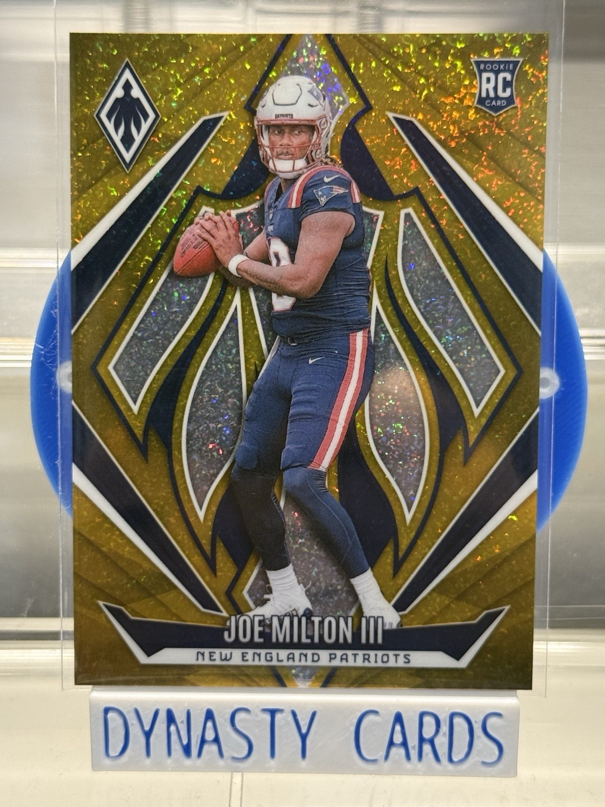 2024 Panini Phoenix Joe Milton #205 /10 International GOLD Rookie RC SSP
