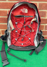 Zaino grande The North Face Borealis grigio chiaro/scuro e rosso