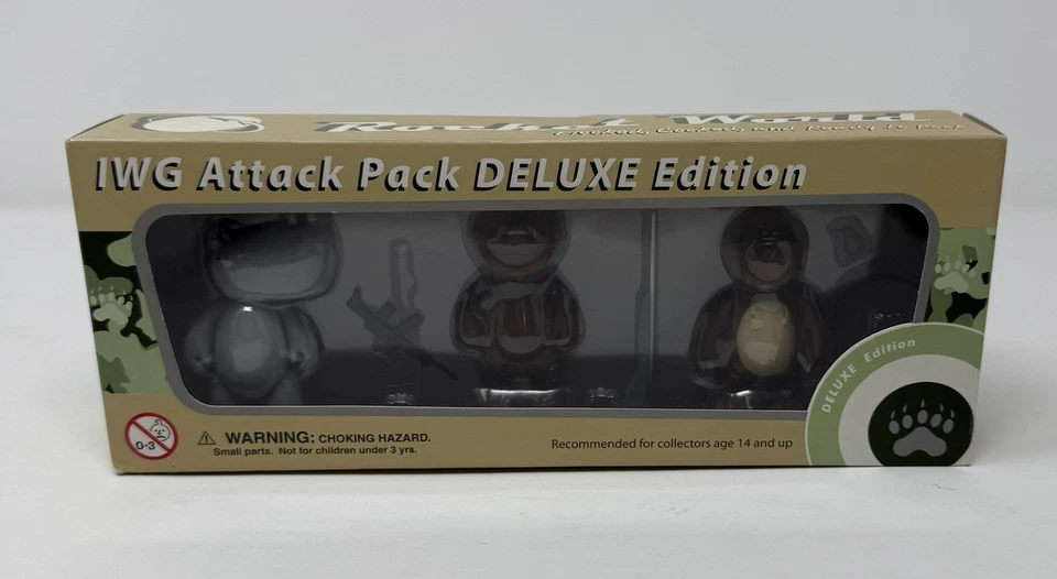 Rocket World IWG Attack Pack 3 Figuras Edición Deluxe. Nuevo Foto 2 de 4