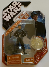 Star Wars - Imperial Officer - Saga Legends 3.75 Figure & Coin 2007 Sealed