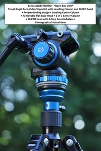 BENRO Video Tripod A3883TS6PRO w/BENRO ASC3 Short Center Column - Open Box Unit