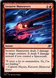 Invasive Maneuvers #137 Uncommon Edge of Eternities Magic: The Gathering