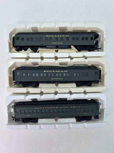 Life-Like Scene Master 8022 8023 8024 B&O Pullman Coches de Pasajeros HO Lote de 3 | Condition: Used