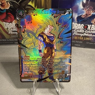 SS3 Son Goku Even Further Beyond Battle Evolution DBS Super Rare EB1-43 SR NM