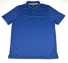 Oakley Polo Shirt Mens Large Blue Regular Fit Performance Short Sleeve Golf