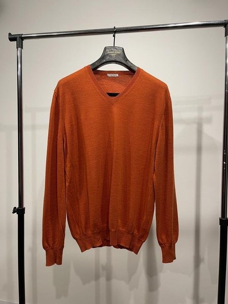 Men Gran Sasso Sweater Orange XL