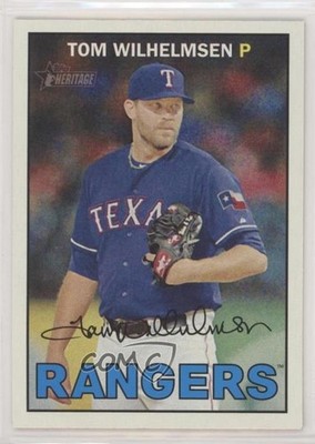 2016 Topps Heritage Gum Damage Back Tom Wilhelmsen #375 s5j