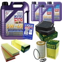 Inspektionspaket 8L Liqui Moly 5W-40 FüR Mercedes SL R230 500 350 G-Klasse W463