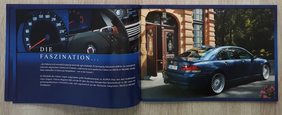 BMW B7 Alpina Saloon Brochure 2006 - 3 Series E65 - Image 3 of 4
