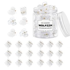 48pcs Mini Hair Clips, Small Hair Clips for Women Girls, Tiny Claw Clips for ...