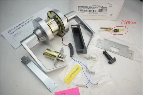 Dormakaba / Design hardware  Electrified Lock set C880 EURX JLRC 626