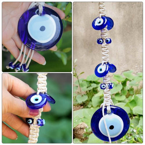 3 pcs Charm Evil Eye Pendant Rope Decorative Pendants for Necklace Pendant - Picture 10 of 12