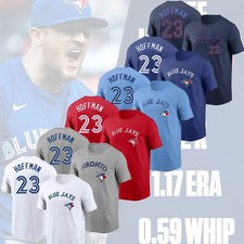 NEW HOT! Jeff Hoffman #23 Toronto Blue Jays Player Name & Number For Fans