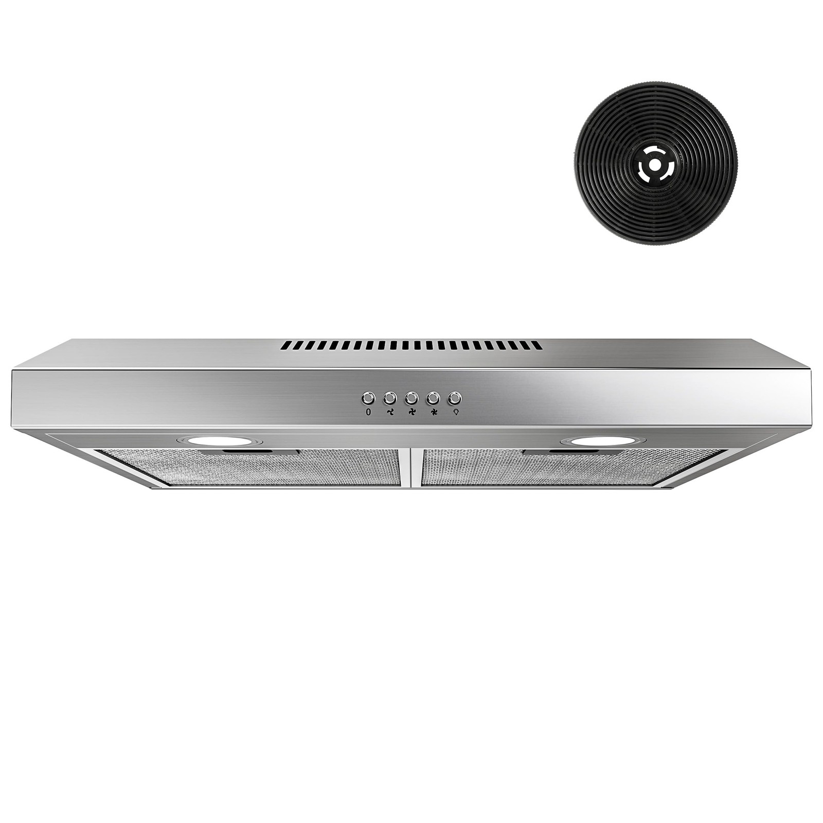 Cappa Cucina 60cm Potente con LED - Design Efficiente e Silenzioso