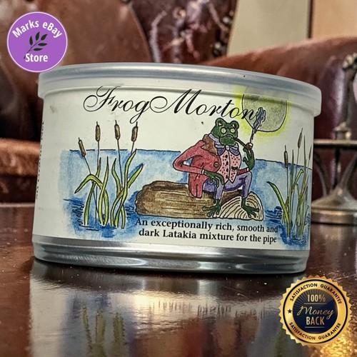 Frog Morton Empty Tobacco Tub Latakia Mixture Vintage Used