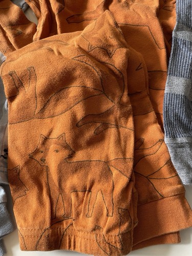 Lot of 4 Pajamas Carters 5T Just One You 100% Cotton Polar Bear Fox - Picture 3 of 7