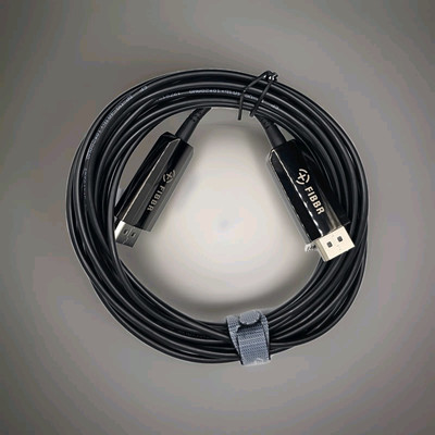 FIBBR DisplayPort - DisplayPort Cable, Fiber Optic DP - DP Cable - 16.4 Ft / 5 M