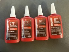 4x New Loctite 271 Red Heavy Duty Threadlocker Bottle - 36 ml 1.21 Ounces