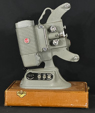 Vintage DeJUR 8mm Home Movie Projector 1950s - Powers on and Runs