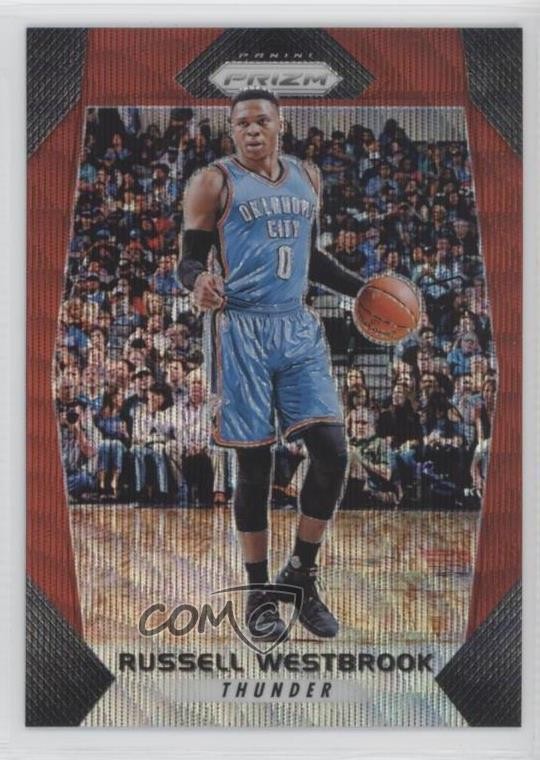 2017-18 Panini Prizm Ruby Wave Prizm Russell Westbrook #261 0qr0