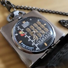 Super Mario Pocket Watch New Unused Prize Waterproof Collectible