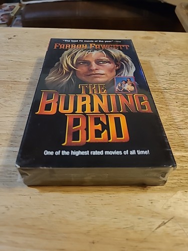 THE BURNING BED - FARRAH FAWCETT - VHS 1995 - ANCHOR BAY ENTERTAINMENT 1286 NEW - Picture 3 of 4