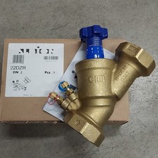Albion 22mm Double Regulating Valve Balancing Valve PN25 Fixed Orifice New DZR
