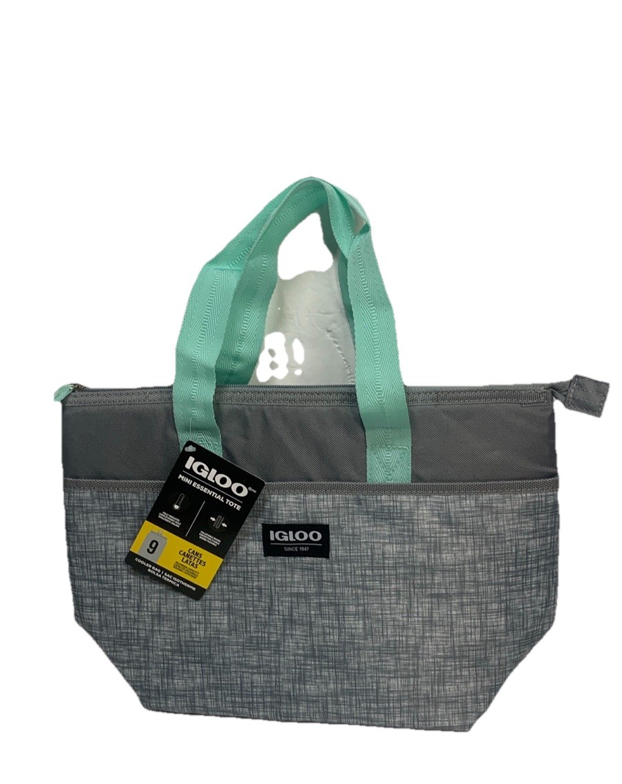 Bag Collapsible 9-can Capacity Grey Nwt